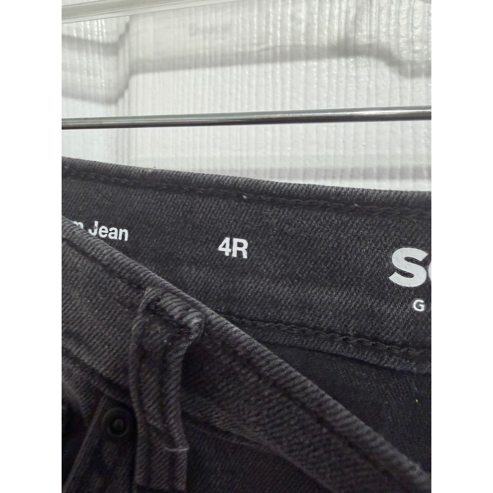 Sonoma Ultra High Rise Mom Jeans Black Summit Tapered Denim 4R - Picture 6 of 6